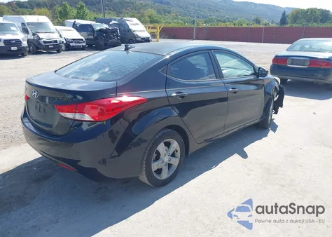 2011 Hyundai Elantra Gls from USA, damaged, VIN 5NPDH4AE0BH003577